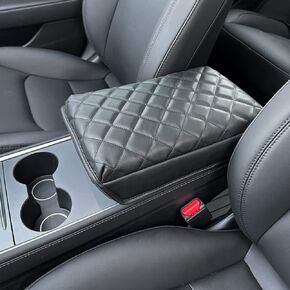 A ABIGAIL Center Console Cover Compatible with Model 3 Model Y Car Armrest Box Cover Decoration Interior for Model 3 2017-2022 2023 2024 or Model Y 2020-2022 2023 2024