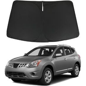 D-Lumina Windshield Sunshade Compatible with 2021 2022 2023 2024 Nissan Rogue 3rd Gen.(Not for Rogue Sport) - Foldable Front Window Sun Shade Shield Protector