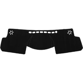 Car Dashboard Cover Compatible for Toyota Prius V 2012-2020, Protective Polyester Black Center Console Interior Trim Dash Cover Mat Pad
