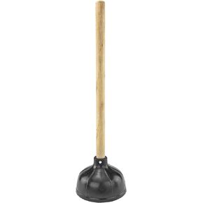 Simple Toilet Plunger - Southern Homewares - Wooden & Rubber Sturdy Design Bathroom Tool in Kuwait
