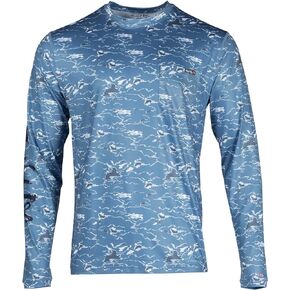 Salt Life Men's Tactical Camo Long Sleeve Performance Pocket Tee