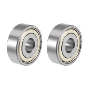 uxcell R20ZZ Deep Groove Ball Bearing 1-1/4-inchx2-1/4-inchx1/2-inch Shielded Z2 Lever Bearings 2pcs