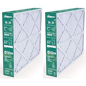 2-PK- Generalaire #4368-Replaces Honeywell FC100A1037-20"x 25" x 4.5" Merv 11 Air Filters