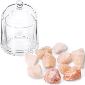 Navaris Lava Stone Volcano Diffuser – Glass Waterless Diffuser for Essential Oils - No Electricity Portable Aromatherapy - for a Calming Fragrant Living Space