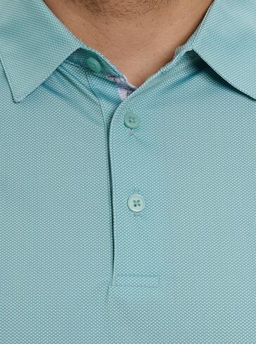 Robert Graham Men's Hyde 3 Short Sleeve Knit Polo in Saudi Arabia