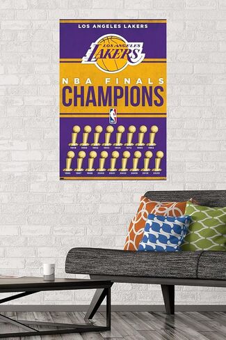 Trends International NBA Los Angeles Lakers - Champions 23 Wall Poster in Saudi Arabia