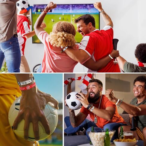 Ronaldo Soccer Sports Bracelets, Number 7 Adjustable Silicone Wristbands, Hand-Woven Bracelets, No.7 Stainless Steel Necklace, Creative Memorial Ring, Ronaldo No.7 Signature Commemorative Collector's Gift Box.(7Pcs Stuff) in Saudi Arabia