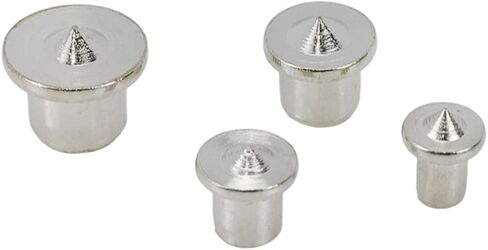 16 قطعة من سدادات نقل مركز الوتد واللسان (1/4 بوصة، 5/16 بوصة، 3/8 بوصة 1/2 بوصة) دبوس نقاط مركزية لأدوات النجارة (صلب) in Kuwait