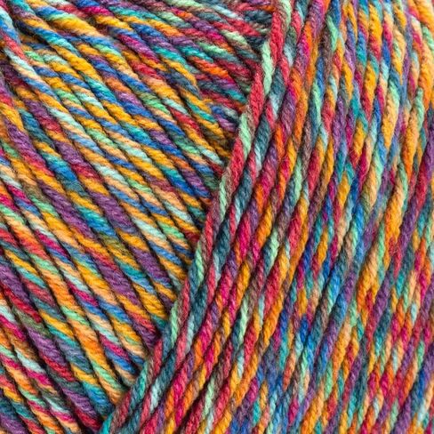 YarnArt Jeans Tropical Yarn - Variegated Fine Cotton Yarn, 50g/174yds, Soft, Amigurumi, Crocheting, Turkish, 55% Cotton - 45% PAC (Poliacrylic) in Saudi Arabia