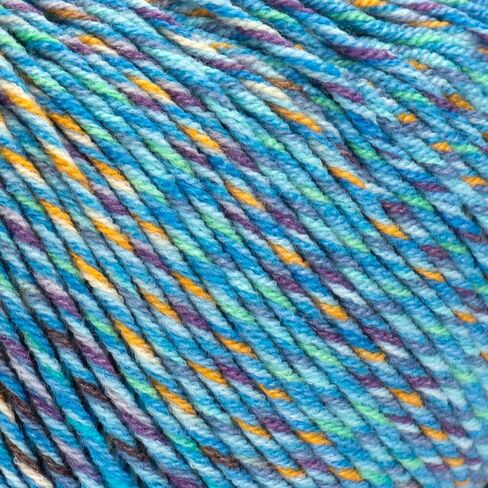 YarnArt Jeans Tropical Yarn - Variegated Fine Cotton Yarn, 50g/174yds, Soft, Amigurumi, Crocheting, Turkish, 55% Cotton - 45% PAC (Poliacrylic) in Saudi Arabia
