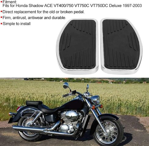 مسند للقدمين بدواسة للدراجة النارية يناسب هوندا شادو VT400/750 97-03 ملحقات ركوب الدراجات للداخلية in Saudi Arabia