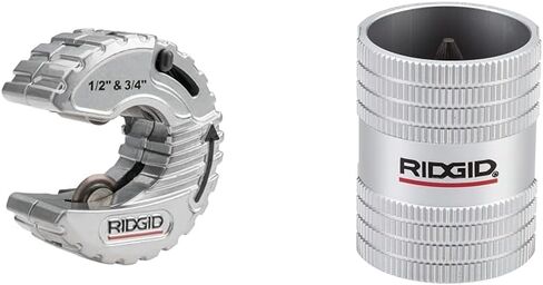 Ridgid 57008 Copper Tubing Cutter and SharkBite Depth Gauge & Deburring Tool for 1/4" to 1" PEX, CPVC, Copper Pipe in Saudi Arabia