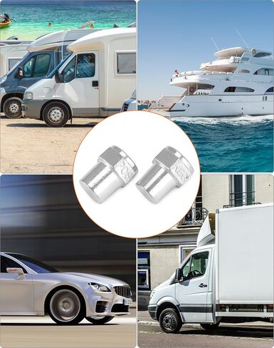 مجموعة محول عمود بطارية السيارة QWORK، محولات سبائك الزنك لمحطات البطاريات العلوية/الجانبية للسيارات والشاحنات والبحرية بخيط 3/8 بوصة، 4 قطع in Saudi Arabia