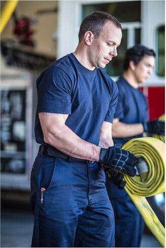 5.11 Men's Professional Fire EMS EMT Short Sleeve T-Shirt for Firefighter First Responder Fire Rescue, Style 71309 in Saudi Arabia