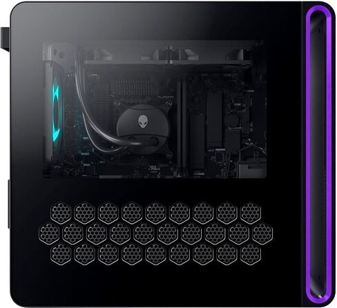 كمبيوتر Alienware Aurora R16 للألعاب، Intel i9-13900F (24 نواة)، رسومات NVIDIA GeForce RTX 4070، ذاكرة الوصول العشوائي DDR5 سعة 64 جيجابايت، 2 تيرابايت SSD، 2 تيرابايت HHD، Wi-Fi 6E، بلوتوث، Windows 11 Pro، مع ماوس ألعاب in Kuwait