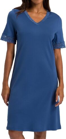 HANRO Moments Short Sleeve Nightgown 100 cm in Saudi Arabia