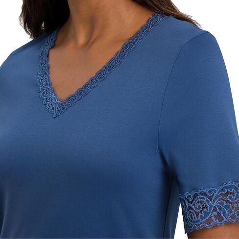 HANRO Moments Short Sleeve Nightgown 100 cm in Saudi Arabia