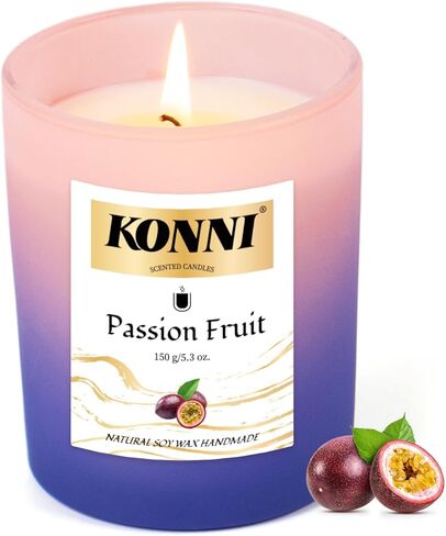 KAMMAK شمعة معطرة للمنزل شمعة النساء الهدايا العاطفة الفاكهة المعطرة الرجال الفاخرة جرة الصويا الطبيعية الشموع الزخرفية 1 حزمة KAMMAK الروائح صديق شمعة عطلة ديكور غرفة داخلية in Kuwait