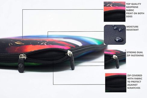 13" inch Laptop Sleeve Case Bag Compatible with Apple MacBook air pro Dell Lenovo Samsung Asus Computer Tablet or Ipad in Saudi Arabia