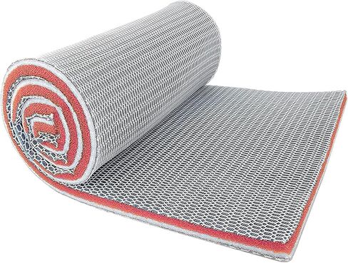 قطع فائق الكفاءة ليناسب وسادات الفلتر المكونة من 8 طبقات مقاس 20 × 16 بوصة لمرشح حوض السمك وإكسسوارات خزان الأسماك مرشح إسفنجي - خيط فلتر لمرشحات خزان الأسماك والوسائط والبركة (أحمر) in Kuwait