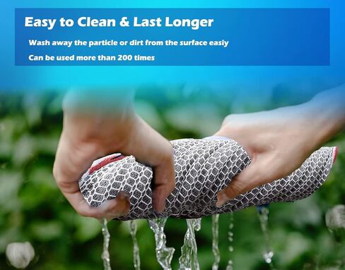 قطع فائق الكفاءة ليناسب وسادات الفلتر المكونة من 8 طبقات مقاس 20 × 16 بوصة لمرشح حوض السمك وإكسسوارات خزان الأسماك مرشح إسفنجي - خيط فلتر لمرشحات خزان الأسماك والوسائط والبركة (أحمر) in Kuwait