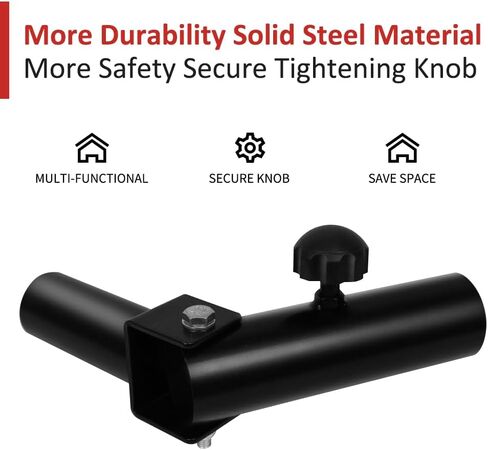 SPART T Bar Row Landmine Attachment with V Handle - Fit 2" Olympic Bars - 360° Swivel - Easy to Install - T Bar Row Platform for Full-Body Workout in Home Gym in Kuwait