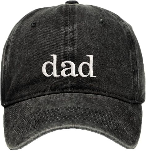 رجل أبي قبعة الآباء عيد الأب القبعات هدايا لأبي الزوج الرجعية قبعة بيسبول مغسولة للرجال in Kuwait