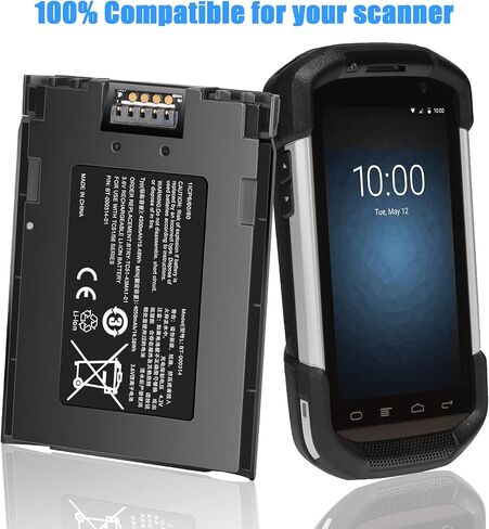 بطارية بديلة لـ Zebra TC51، TC52، TC56، TC57، TC510، TC510K، TC510K-1PAZU2P-A6، TC51HC، تناسب Zebra BT-000314-01، BTRY-TC51-43MA1-01، BTRY-TC51-44MA1-01 in Kuwait
