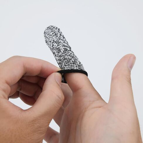 20PCS Cut Resistant Finger Sleeves, Finger Cots Cut Resistant Protector, Cut Resistant Finger Protectors for Kitchen, Work, Sculpture, Cutting, Handicrafts, Craft in Saudi Arabia