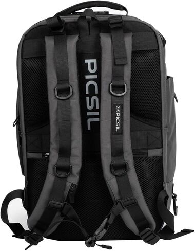PICSIL Maverick 40L Tactical Backpack, Waterproof Military Backpack with Thermal Pocket, USB Charging Port, Laptop Compartment, Security Locking Device (Black) in Kuwait