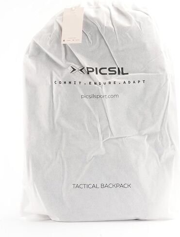 PICSIL Maverick 40L Tactical Backpack, Waterproof Military Backpack with Thermal Pocket, USB Charging Port, Laptop Compartment, Security Locking Device (Black) in Kuwait