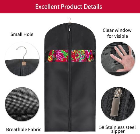 STEPONE 43" Travel Suit Bag Foldable Business Waterproof-Hanging Garment Bags for Travel Hanging Clothes, Durable Oxford Fabric Portable Suit Carrier in Saudi Arabia