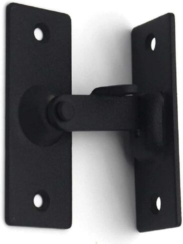 Barn Door Cabinets Privacy Locks Small Locks Wooden Fence Locks Farm Door Locks(Black) in Saudi Arabia