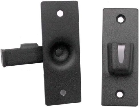 Barn Door Cabinets Privacy Locks Small Locks Wooden Fence Locks Farm Door Locks(Black) in Saudi Arabia