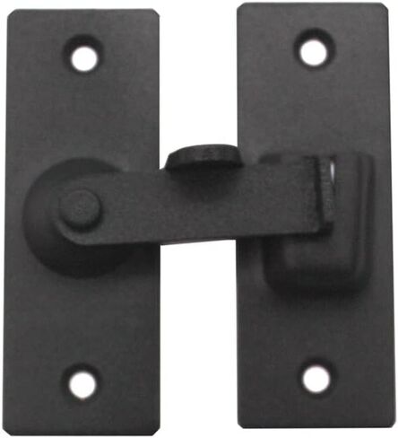Barn Door Cabinets Privacy Locks Small Locks Wooden Fence Locks Farm Door Locks(Black) in Saudi Arabia