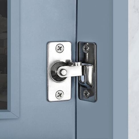 Barn Door Cabinets Privacy Locks Small Locks Wooden Fence Locks Farm Door Locks(Black) in Saudi Arabia
