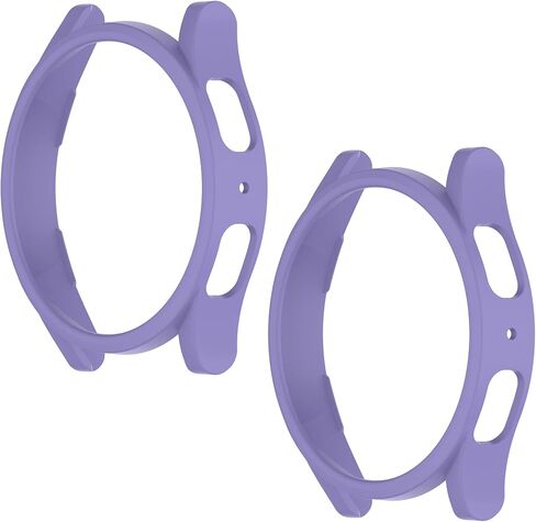2 Pack Case Compatible for Samsung Galaxy Watch 5 Cover, Hard PC Bumper (Light Blue, Galaxy Watch 5 40mm) in Saudi Arabia