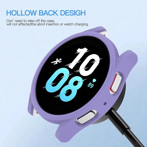 2 Pack Case Compatible for Samsung Galaxy Watch 5 Cover, Hard PC Bumper (Light Blue, Galaxy Watch 5 40mm) in Saudi Arabia