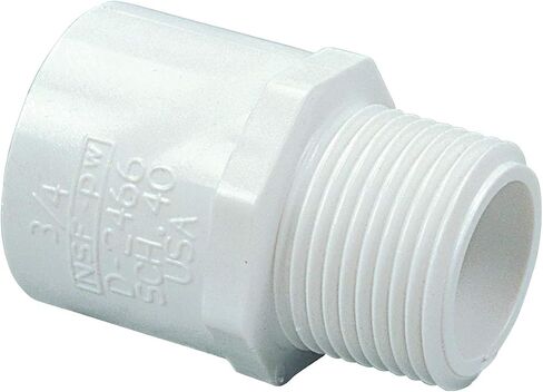 NIBCO 436-101 3/4X1/2 MIPT x Slip Red Male Adapter in Saudi Arabia