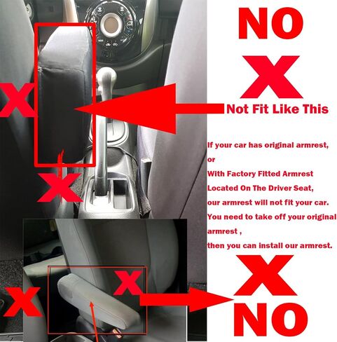 With 7 USB Car Center Console Armrest Compatible with Honda Fit/Jazz Hatchback 2009 2010 2011 2012 2012 2013 in Saudi Arabia