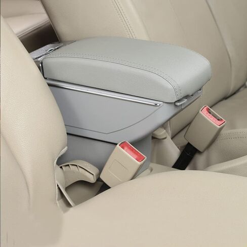 With 7 USB Car Center Console Armrest Compatible with Honda Fit/Jazz Hatchback 2009 2010 2011 2012 2012 2013 in Saudi Arabia
