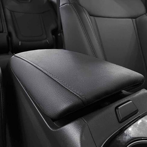 غطاء مسند ذراع وحدة التحكم المركزية للسيارات مخصص متوافق مع موديلات مختارة من Hyundai Tucson 2022 2023 (أسود) in Kuwait