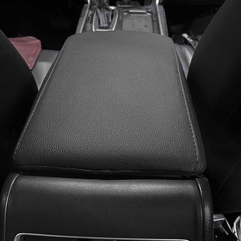 غطاء مسند ذراع وحدة التحكم المركزية للسيارات مخصص متوافق مع موديلات مختارة من Hyundai Tucson 2022 2023 (أسود) in Kuwait