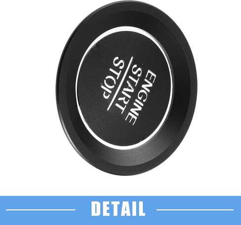 Engine Start Stop Ignition Button Overlay Cover Interior Trim Sticker for Honda Accord 2018-2022 Aluminum Alloy Black in Saudi Arabia