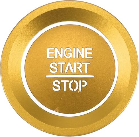 Engine Start Stop Ignition Button Overlay Cover Interior Trim Sticker for Honda Accord 2018-2022 Aluminum Alloy Black in Saudi Arabia