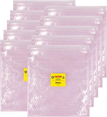 Anti Static Bubble Bags, Resealable Static Shielding Bag, Reusable for Sensitive Electronic Components (XX-Small Qty 100) in Saudi Arabia
