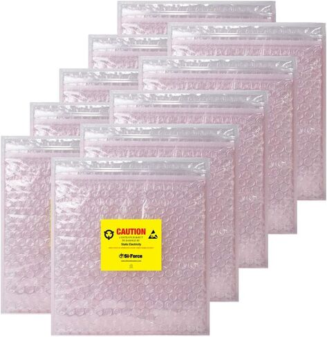 Anti Static Bubble Bags, Resealable Static Shielding Bag, Reusable for Sensitive Electronic Components (XX-Small Qty 100) in Saudi Arabia
