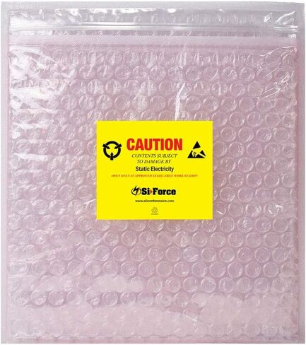 Anti Static Bubble Bags, Resealable Static Shielding Bag, Reusable for Sensitive Electronic Components (XX-Small Qty 100) in Saudi Arabia