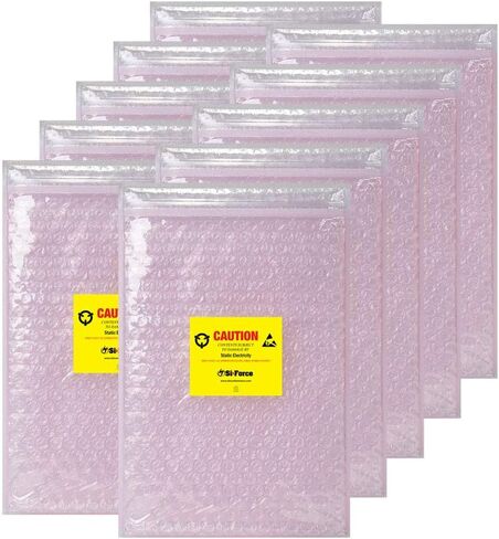 Anti Static Bubble Bags, Resealable Static Shielding Bag, Reusable for Sensitive Electronic Components (XX-Small Qty 100) in Saudi Arabia