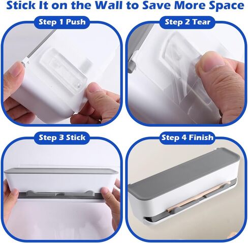 حامل موزع أقلام رصاص للفصل الدراسي، موزع تخزين قلم رصاص متعدد الوظائف، موزع أقلام رصاص مثبت على الحائط بدون حفر مع رقعة للمكتب المنزلي in Kuwait